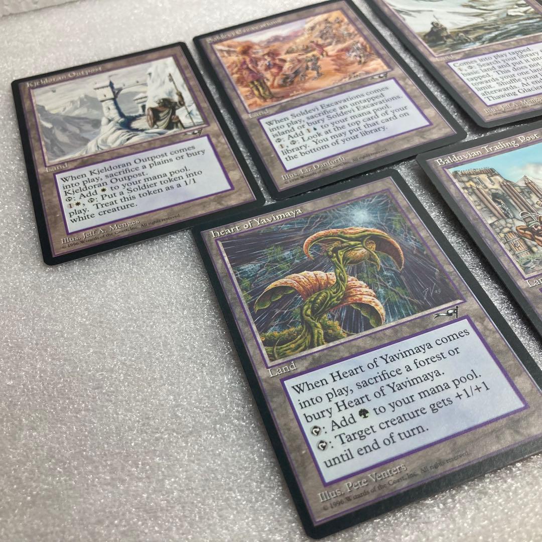 【MTG】アライアンス レア土地6枚+オニギリ※再録禁止含む