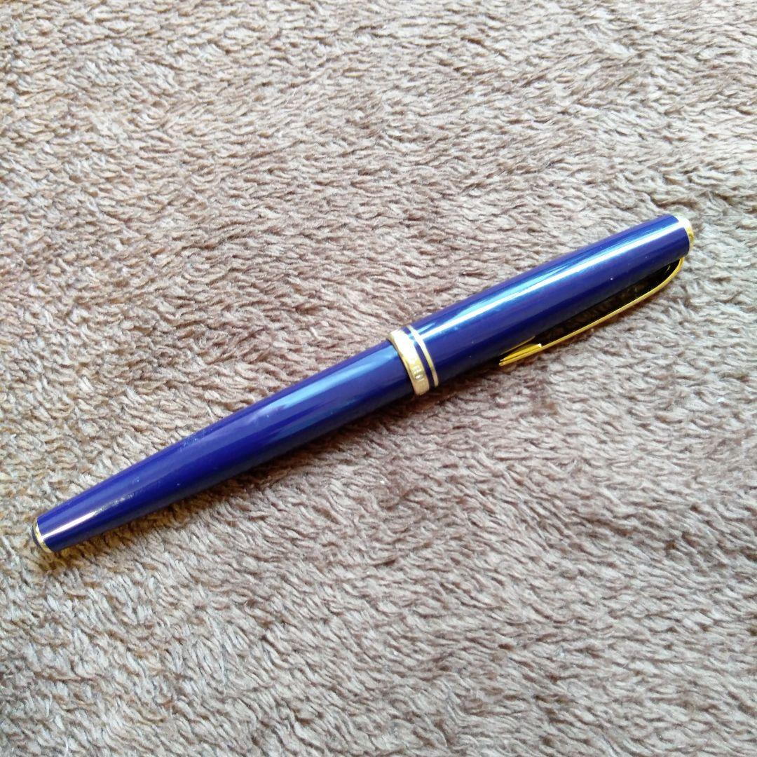Montblanc 万年筆・青いボールペン セット