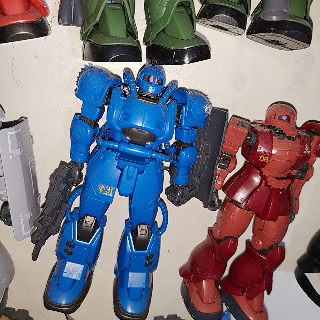 HG ガンダムTHE ORIGIN ザクⅠ ザクⅡ グフ 完成品　ジャンク扱い