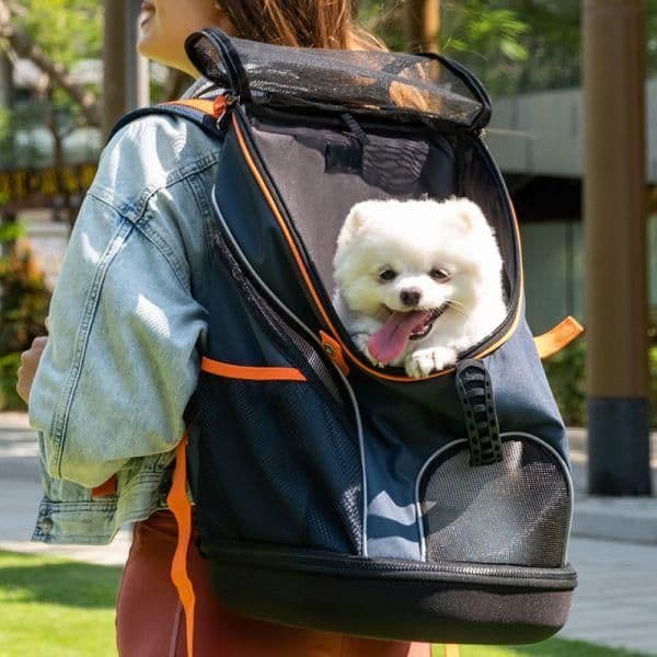 ○ リッチェル ペットリュックキャリー ネイビー