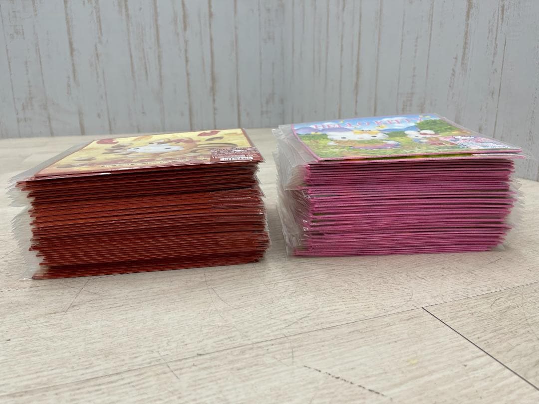 希少 当時物 ハローキティ プチタオル 2種×50 春がきた ドングリ 04年