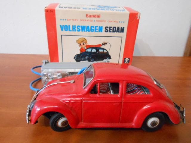 ★入手困難！バンダイ VW ワーゲン ビートル ブリキ 玩具 当時物★