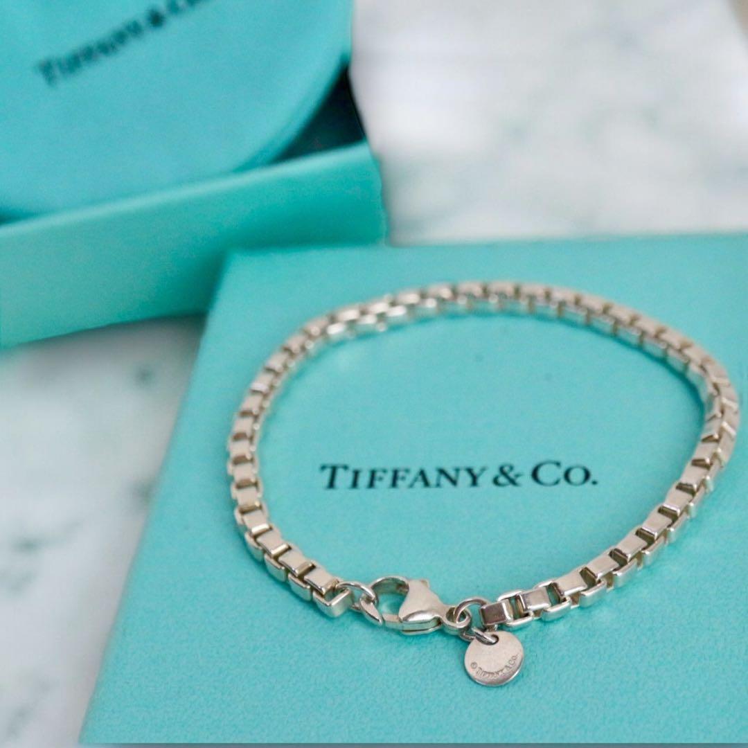 極美品✨箱袋付き✨ティファニー ベネチアン リンク ブレスレット男女メンズ