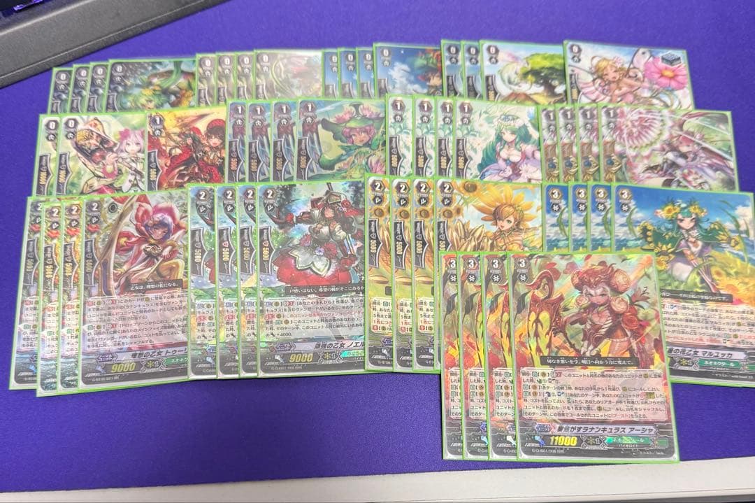 ヴァンガード アーシャデッキ　まとめ売り(4デッキ＋パーツ)
