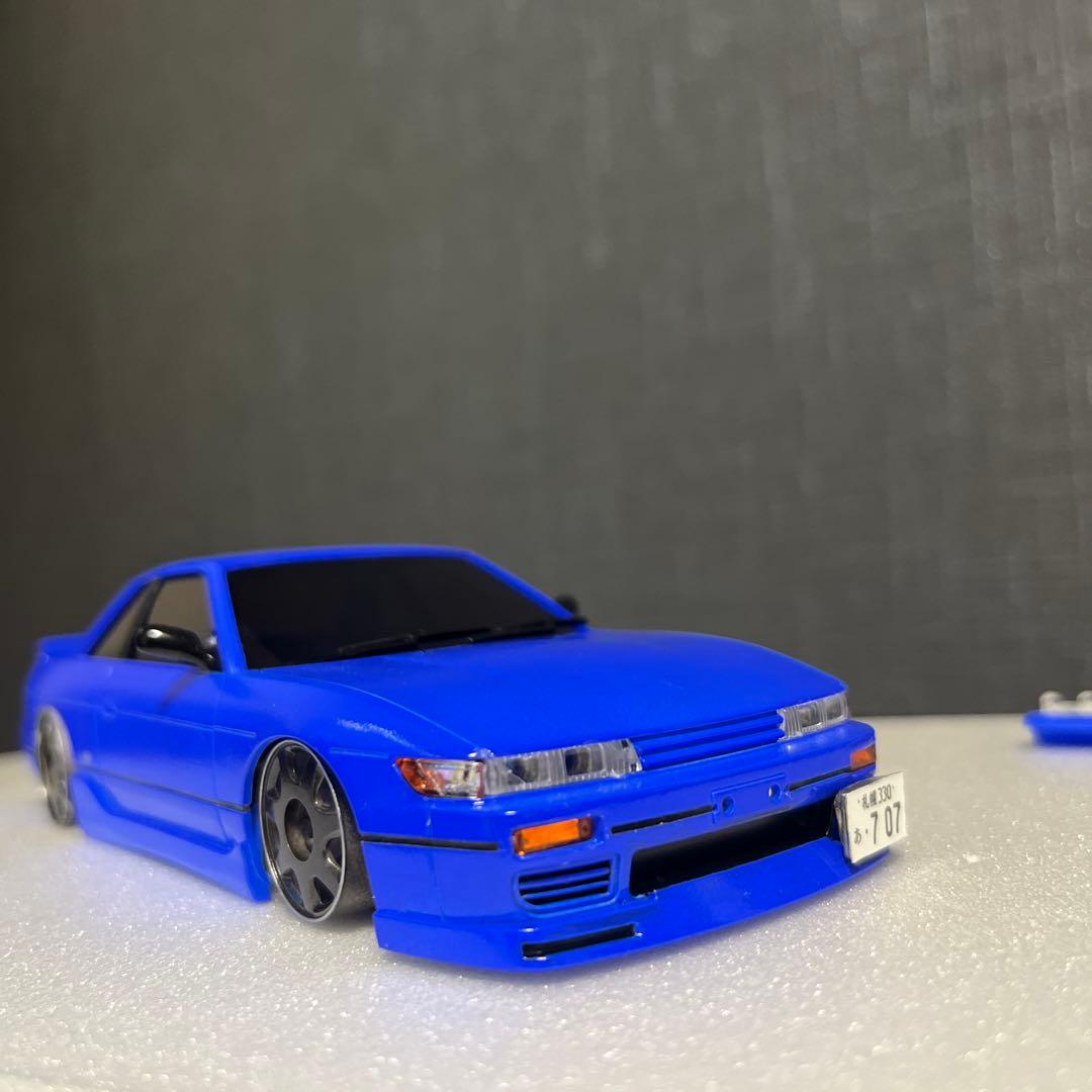 京商ミニッツ　S13シルビアエアロボディ　角目　Rグリル