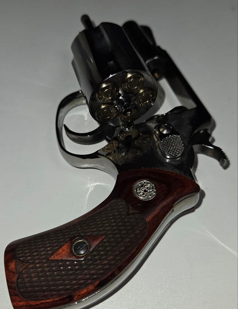 激安!タナカ　S&W M36 トワイライトクローム 特注グリップ