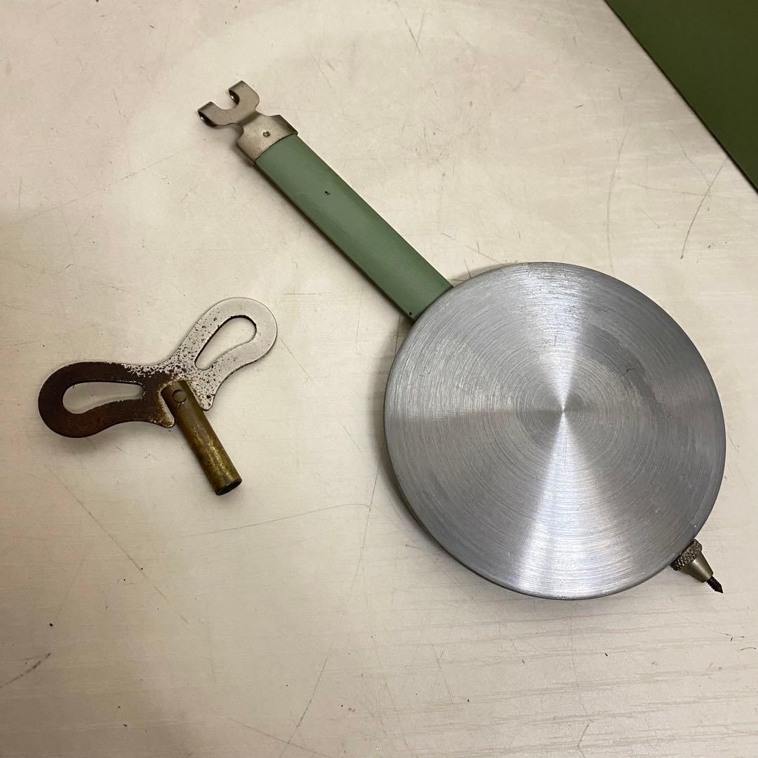 SEIKOSHA 昭和レトロ ゼンマイ時計 グリーン No.1753