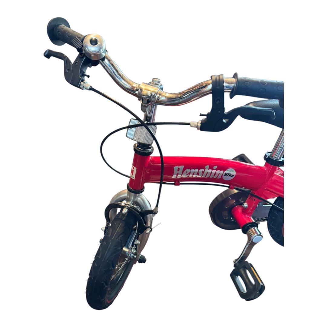 【スタンド付き】Henshin Bike へんしんバイク 12インチ レッド　赤