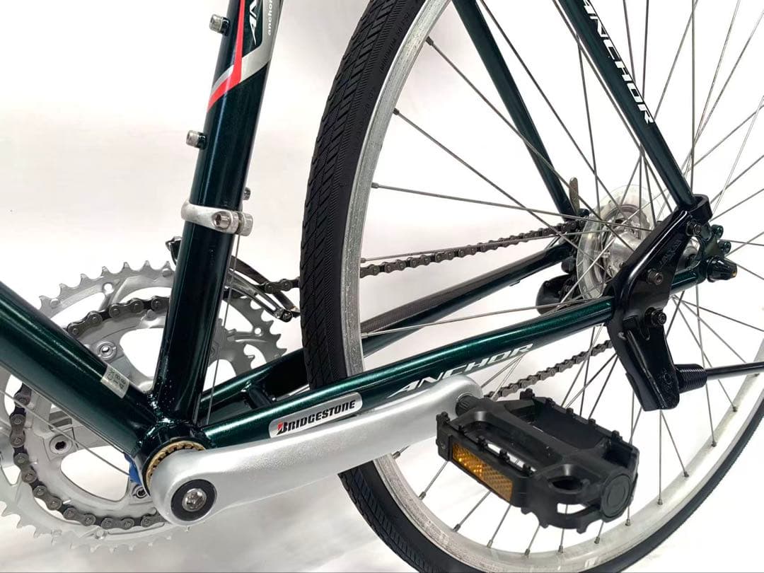 【即乘】送料無料BRIDGESTONEクロスバイクANCHOR11.8キロ16速