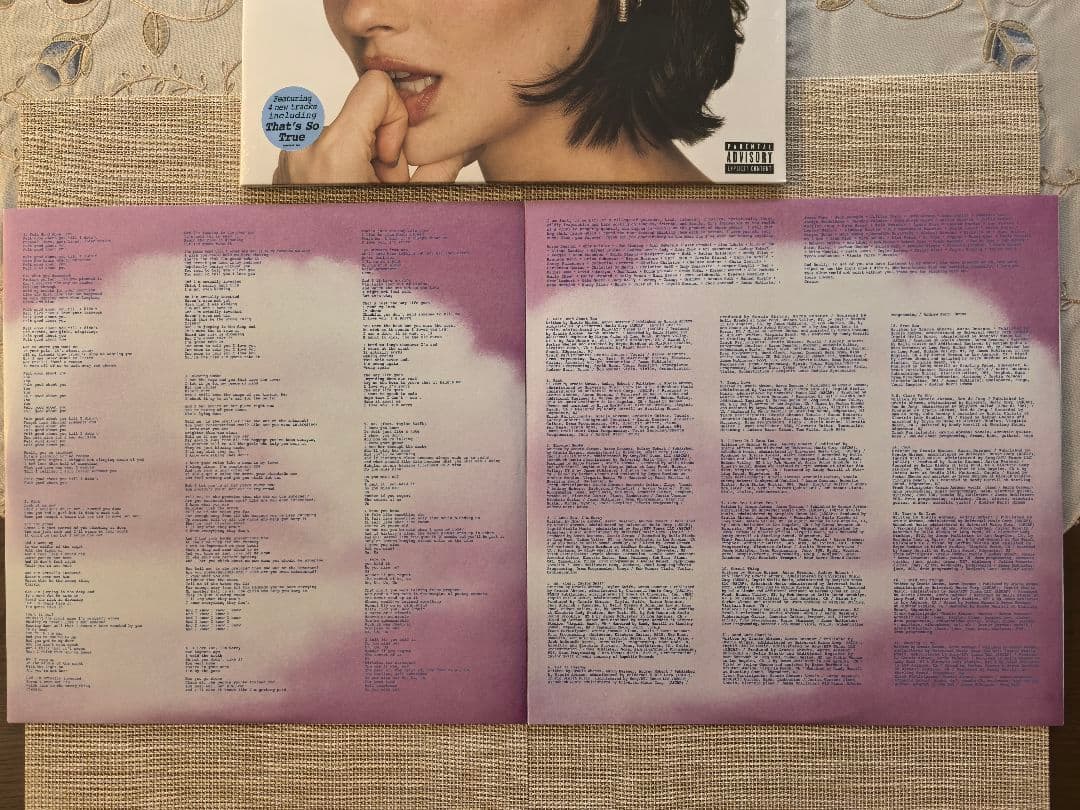 Gracie Abrams-Secret Of Us （クリアヴァイナル2LP）