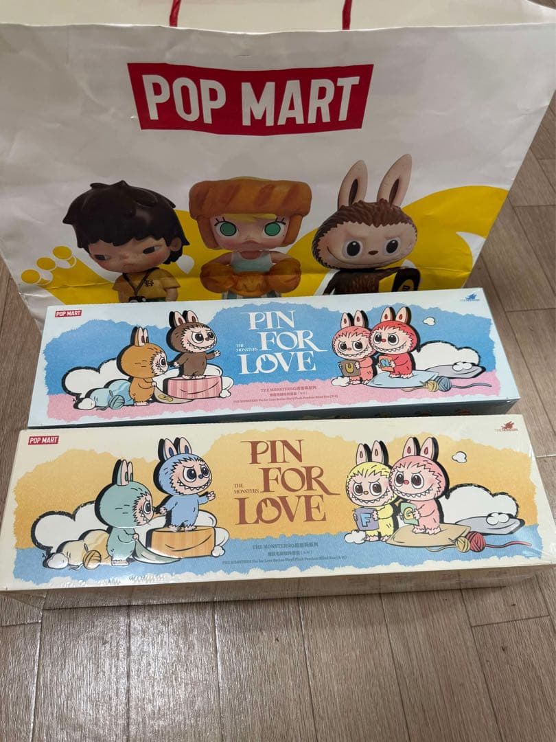 ポップマート ザ モンスターズ ピン フォー ラブ シリーズ ぬいぐる