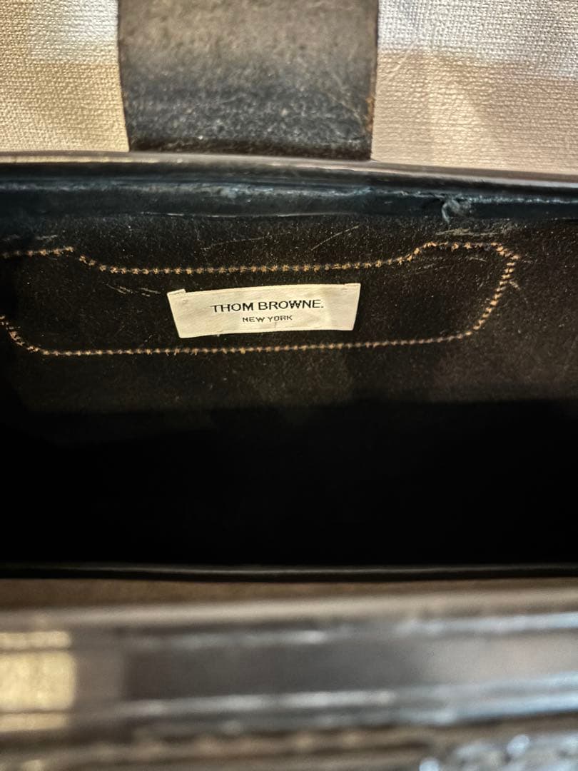THOM BROWNE. ドクターズバッグ ブライドルレザーサンプル品 レア