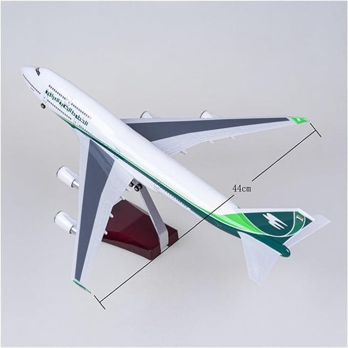 飛行機模型 イラク航空 B747 ボーイング 模型 飛行機 LED 光る イラク