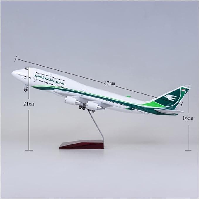 飛行機模型 イラク航空 B747 ボーイング 模型 飛行機 LED 光る イラク