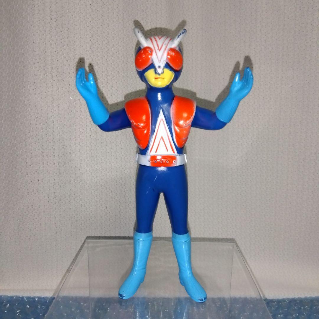 ポピー　ライダーマン　ミドルサイズ　ソフビ　当時物
