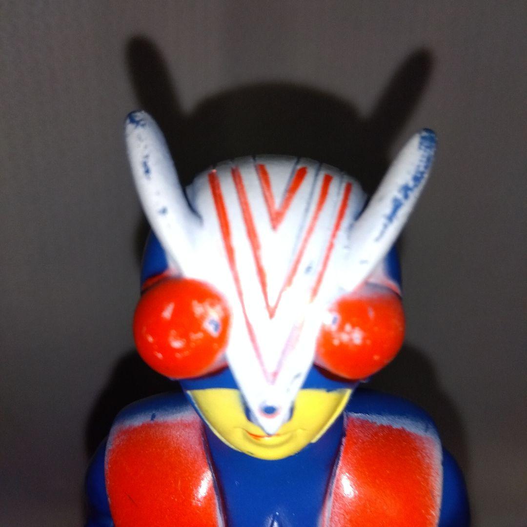 ポピー　ライダーマン　ミドルサイズ　ソフビ　当時物