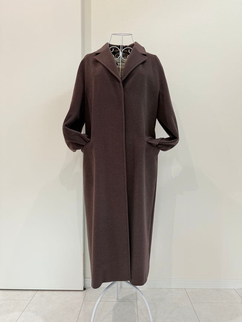 Aquascutum アクアスキュータム/チェスターコート ロング　アンゴラ混