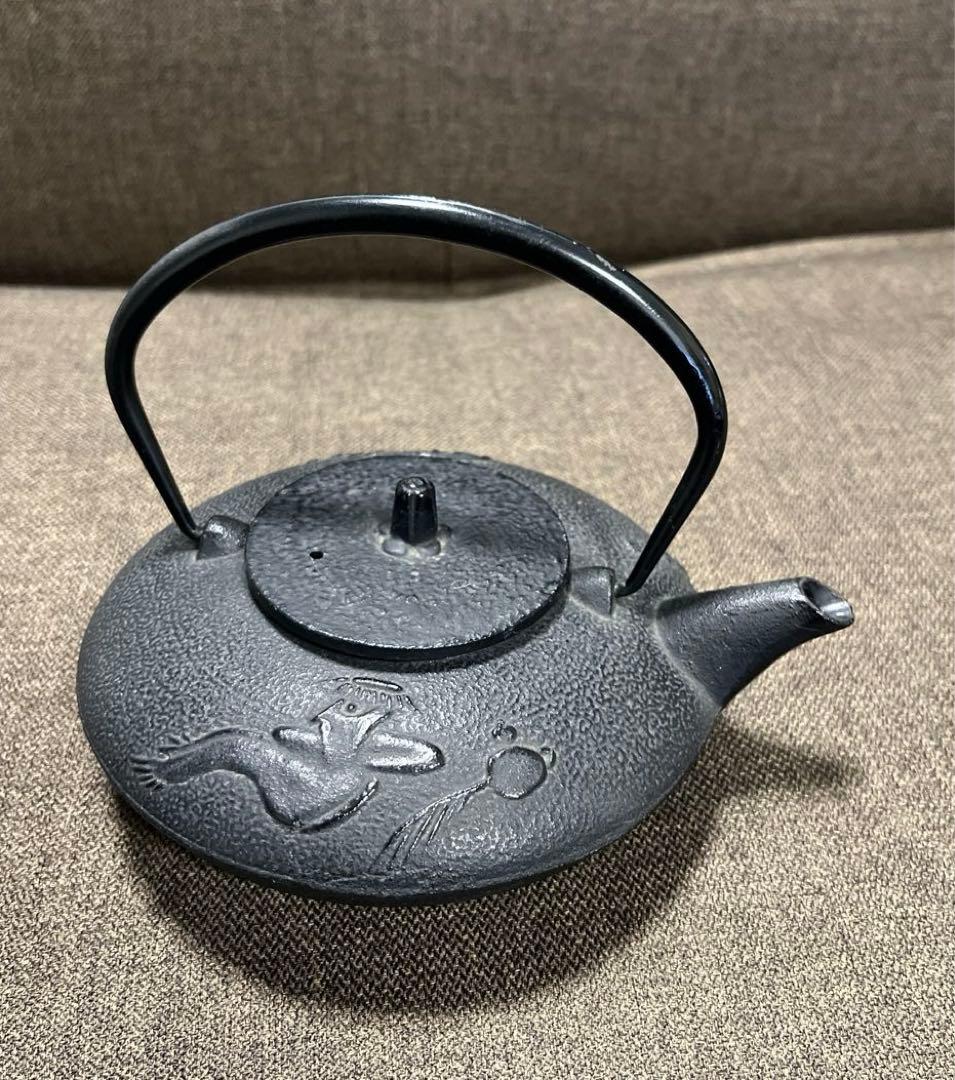 【かっぱ三国急須　南部鉄瓶　南部鉄器】 鉄瓶 茶器 茶道具 煎茶道具