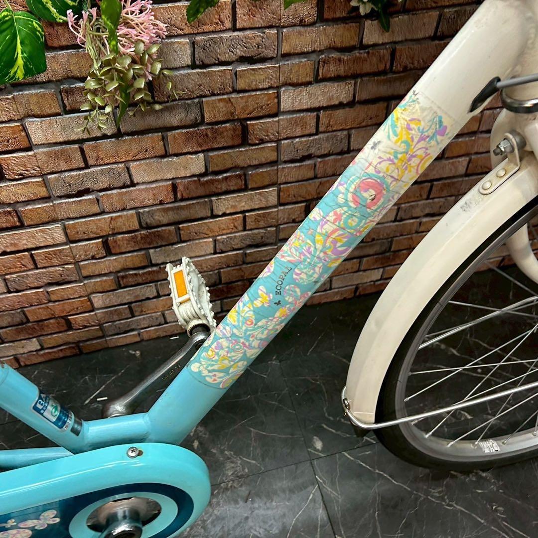 【31】子供用自転車 子供車 ブリヂストン ECOPAL 水色 22インチ