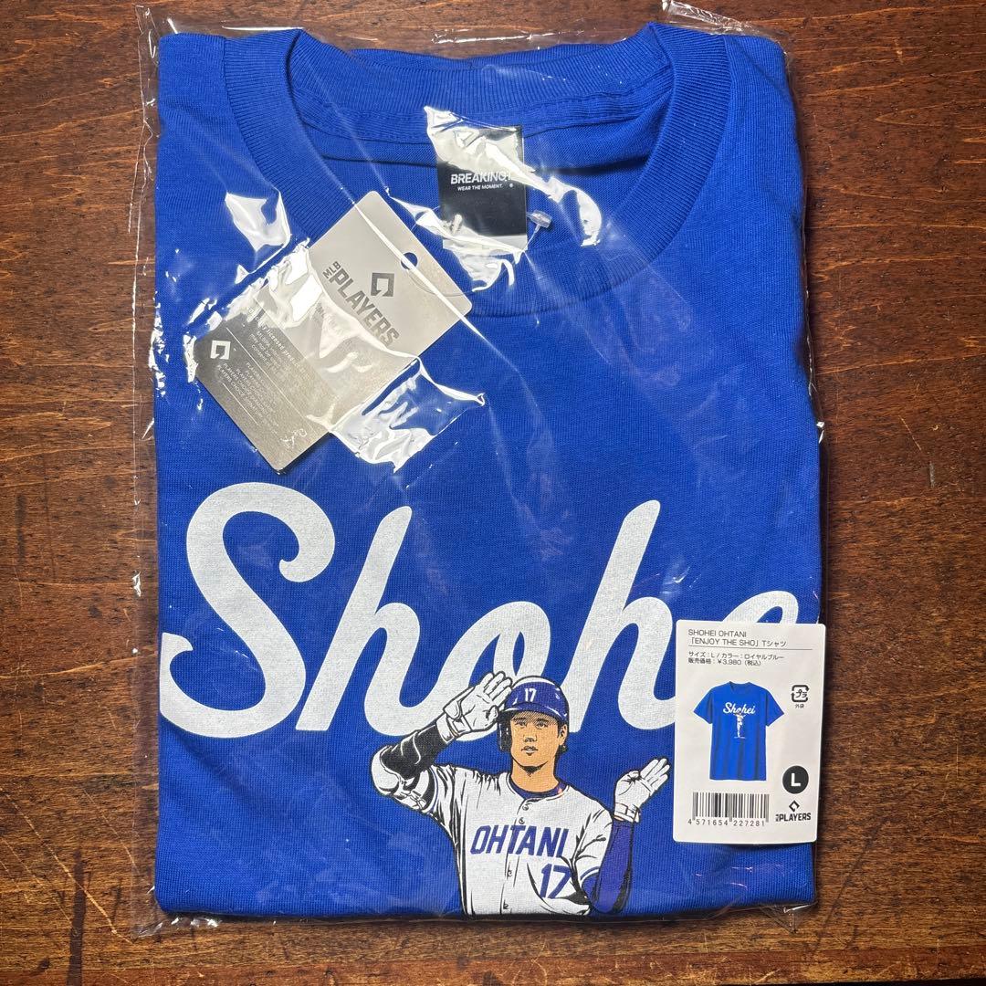 未開封品　MLB公式　半袖　TシャツL 大谷翔平&デコピン