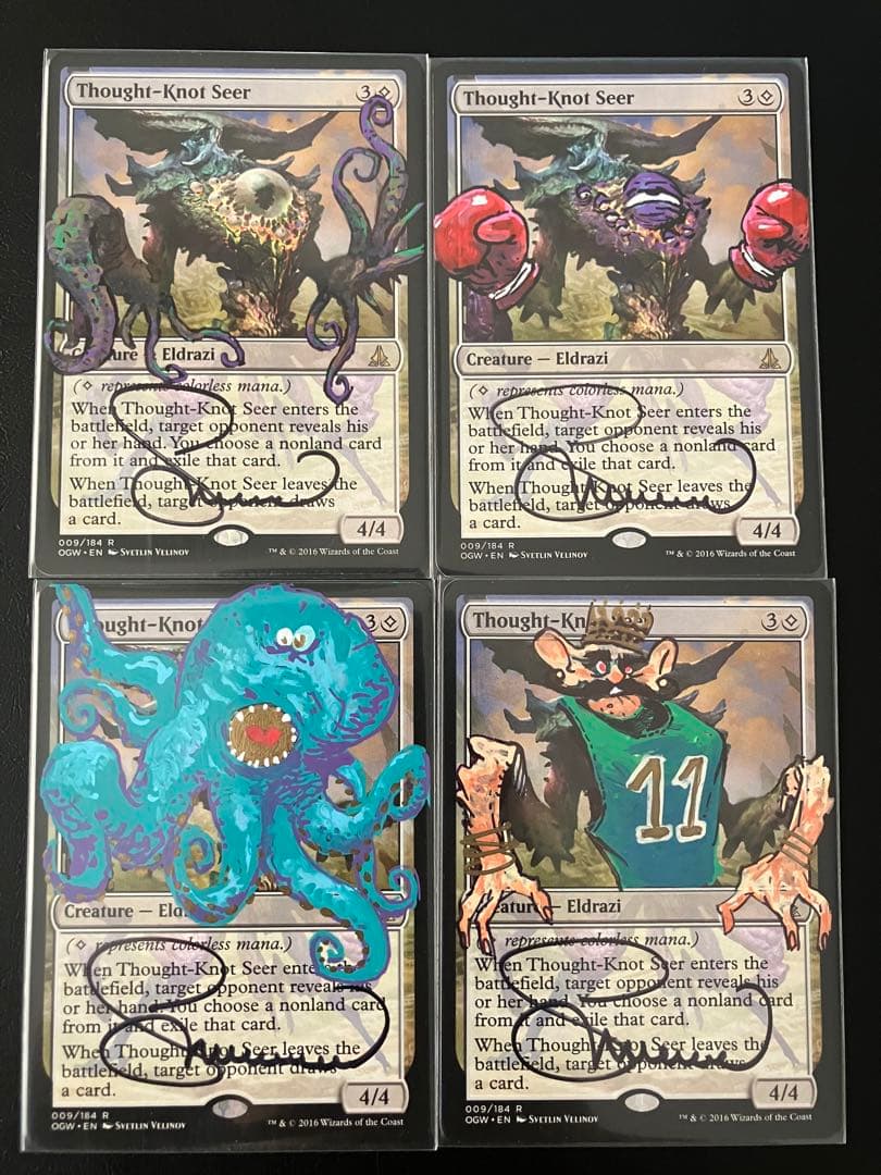 あきこ　MTG 難題の予見者 英語 アーティスト 本人 拡張アート