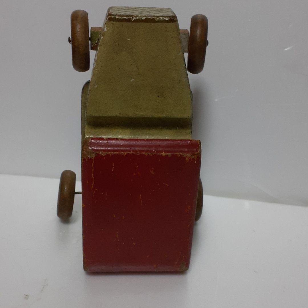アンティーク木製　自動車　珍品