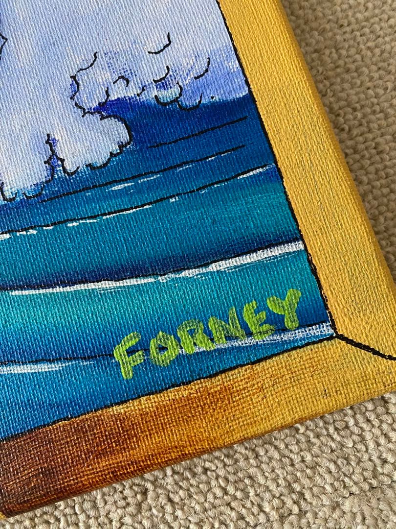 FORNEY サーフィン アクリル原画 ②