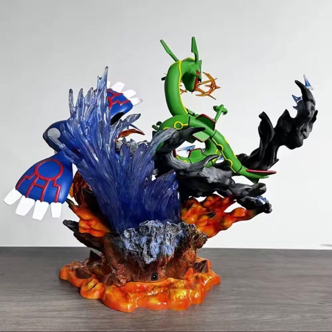ポケモン　フィギュア　グラードン　カイオーガ　レックウザ