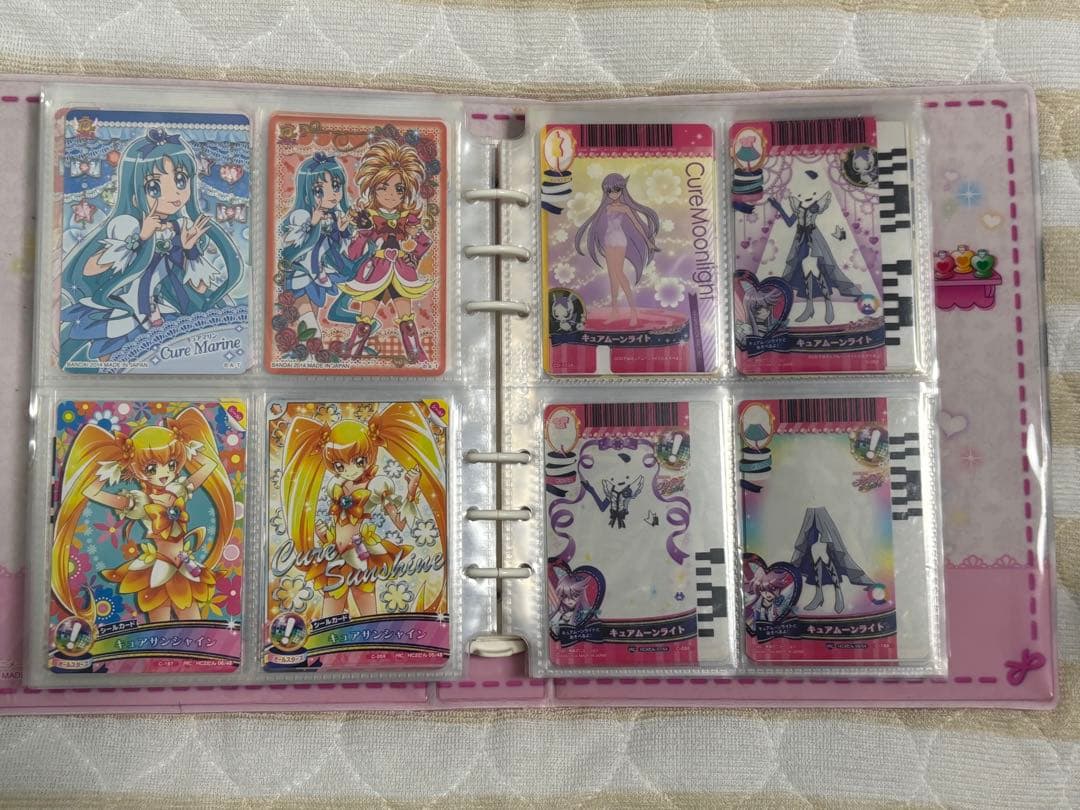 ハピネスチャージプリキュア プリチェンミラー&プリカード399枚+ダブり21枚