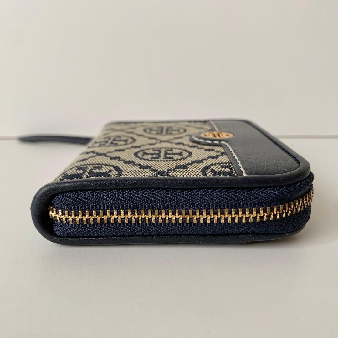 【TORY BURCH】トリーバーチ　ケース　ミニ財布　ネイビー　紺色