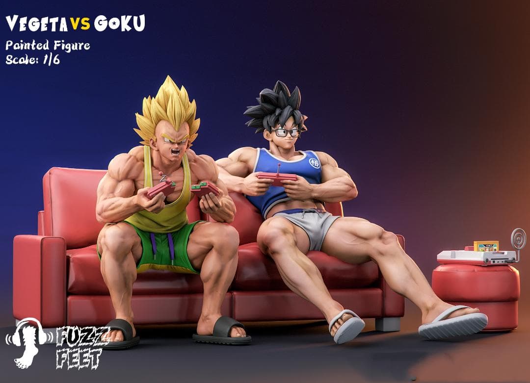 ドラゴンボール ベジータ 孫悟空 ガレージキット フィギュア 1/6スケール