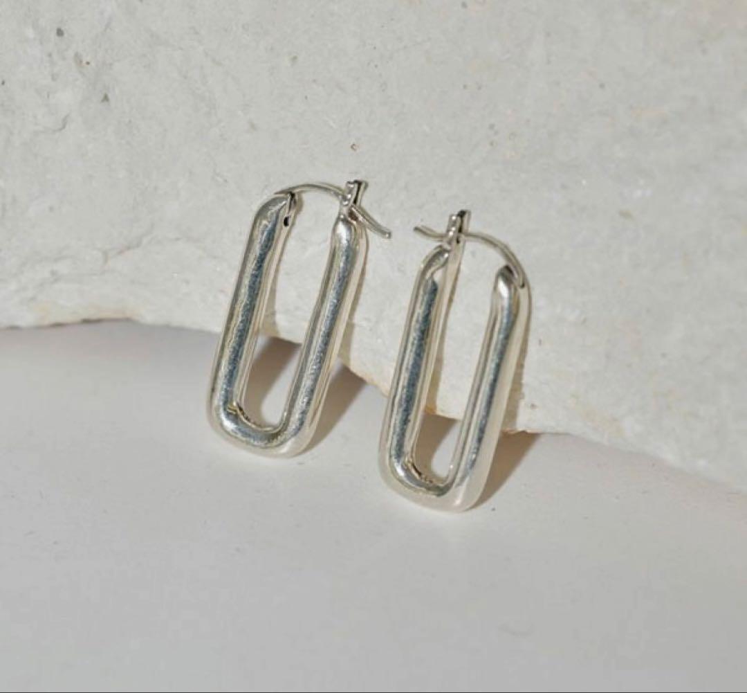 TODAYFUL Oblong Hoop Pierce オブロングフープピアス