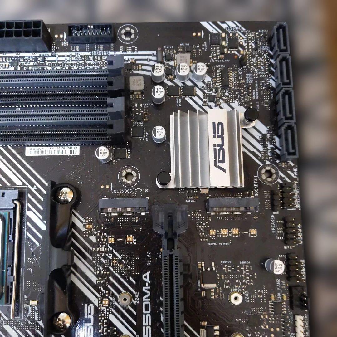 マザーボード ASUS PRIME B550M-A + AMD Ryzen7 3700X