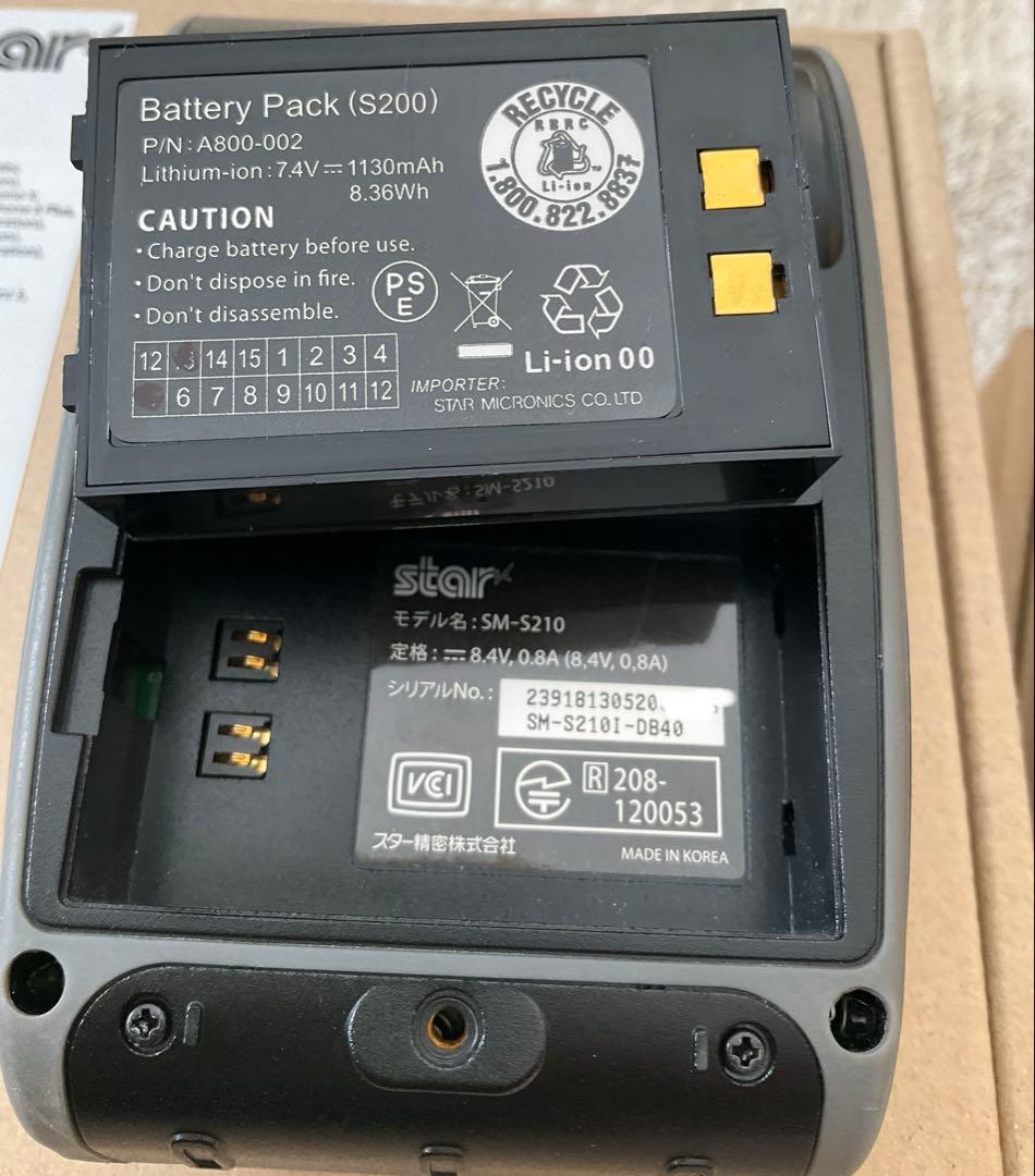 スター精密 レシートプリンター SM-S210I 程度良好