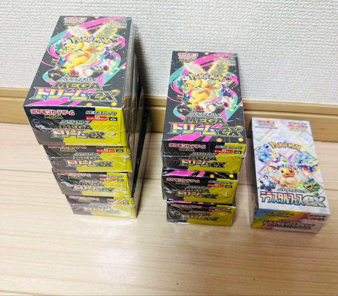 ポケモンカードゲーム メガドリーム7BOXテラスタルフェスex 1BOX