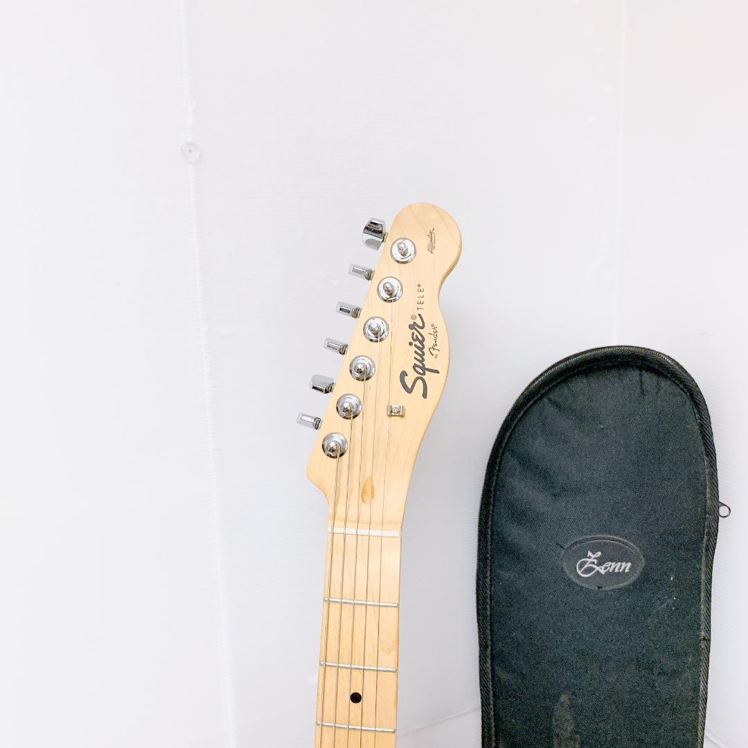 美品 Squier スクワイヤー Telecaster テレキャスター 黒