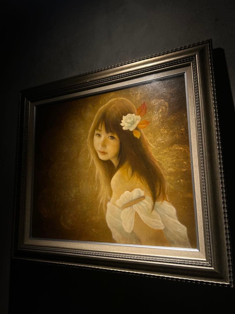 リアリズム　杉山慎一郎　【美人画】　直筆サインあり