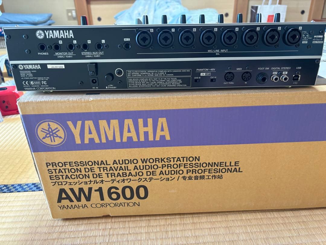 Yamaha AW1600 オーディオワークステーション