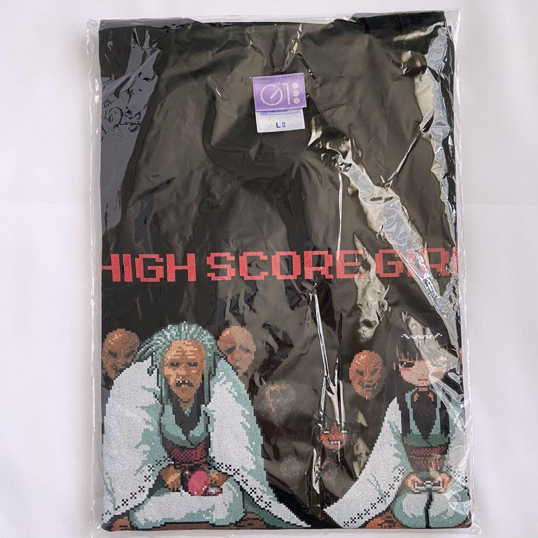 ハイスコアガール 源平討魔伝 Tシャツ Lサイズ ゲーム ファミコン レトロ