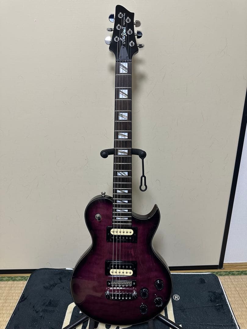 Aria pro ii Duncan Designed搭載パープルエレキギター