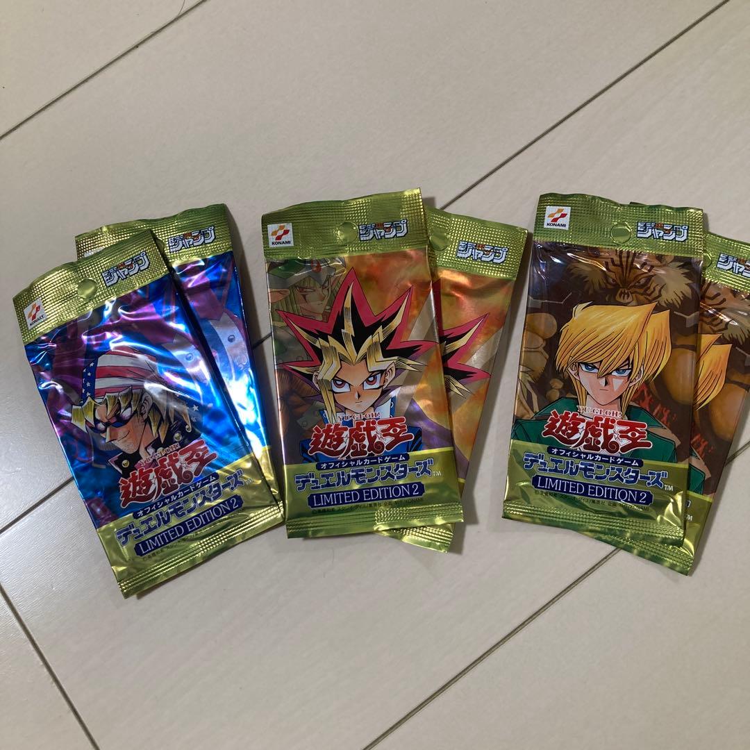 遊戯王カードリミテッドエディション2 未開封　3種各2パック