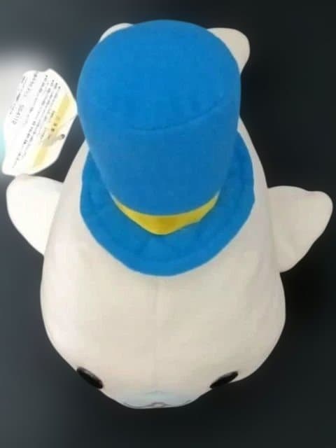 まめゴマ　ぬいぐるみ　まめゴマ日記　しろゴマ　シルクハット ステッキ持ち