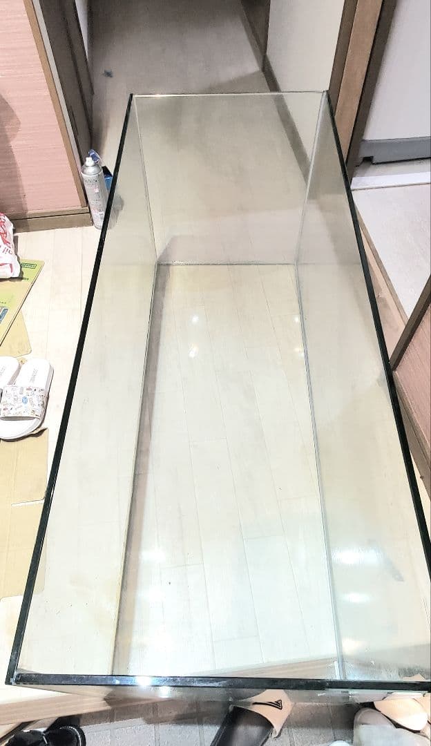 1200×450フレームレスオールガラス水槽　引き取り限定