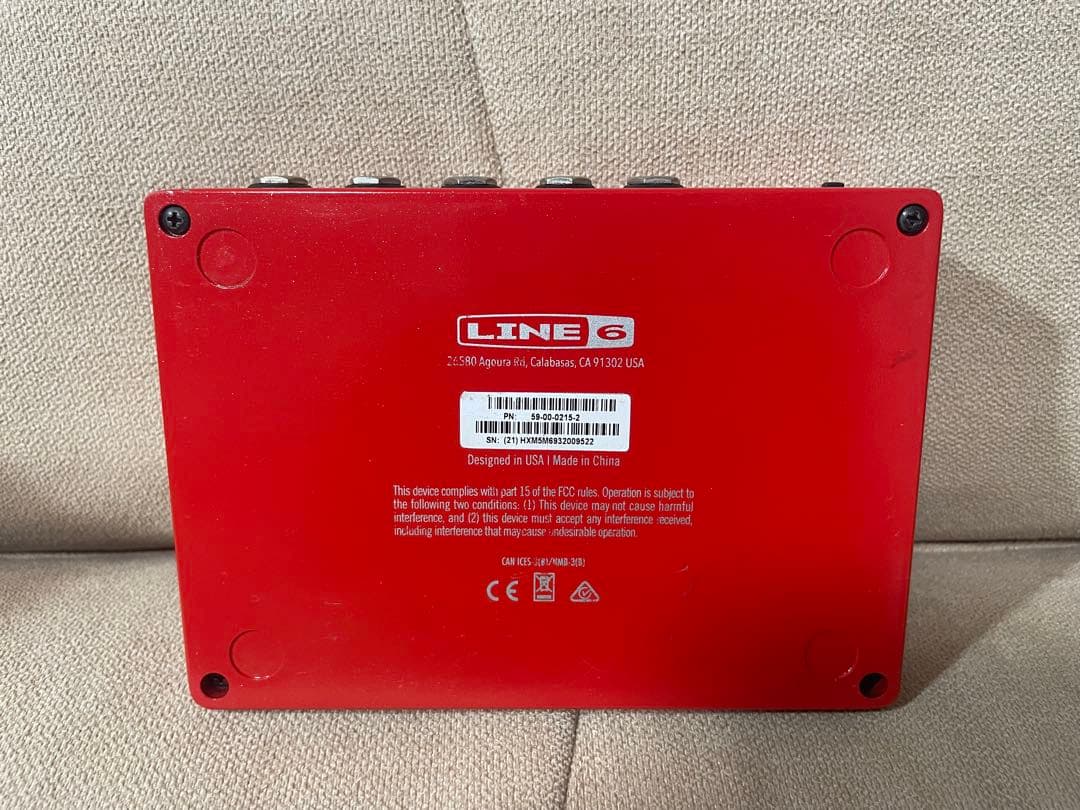 ギター Line6 HX stomp limited edition Red