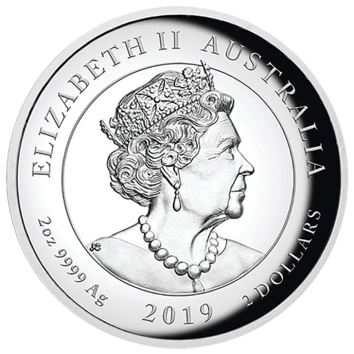 リ*ゴ様 ダブルドラゴン　ハイレリーフプルーフ2oz銀貨