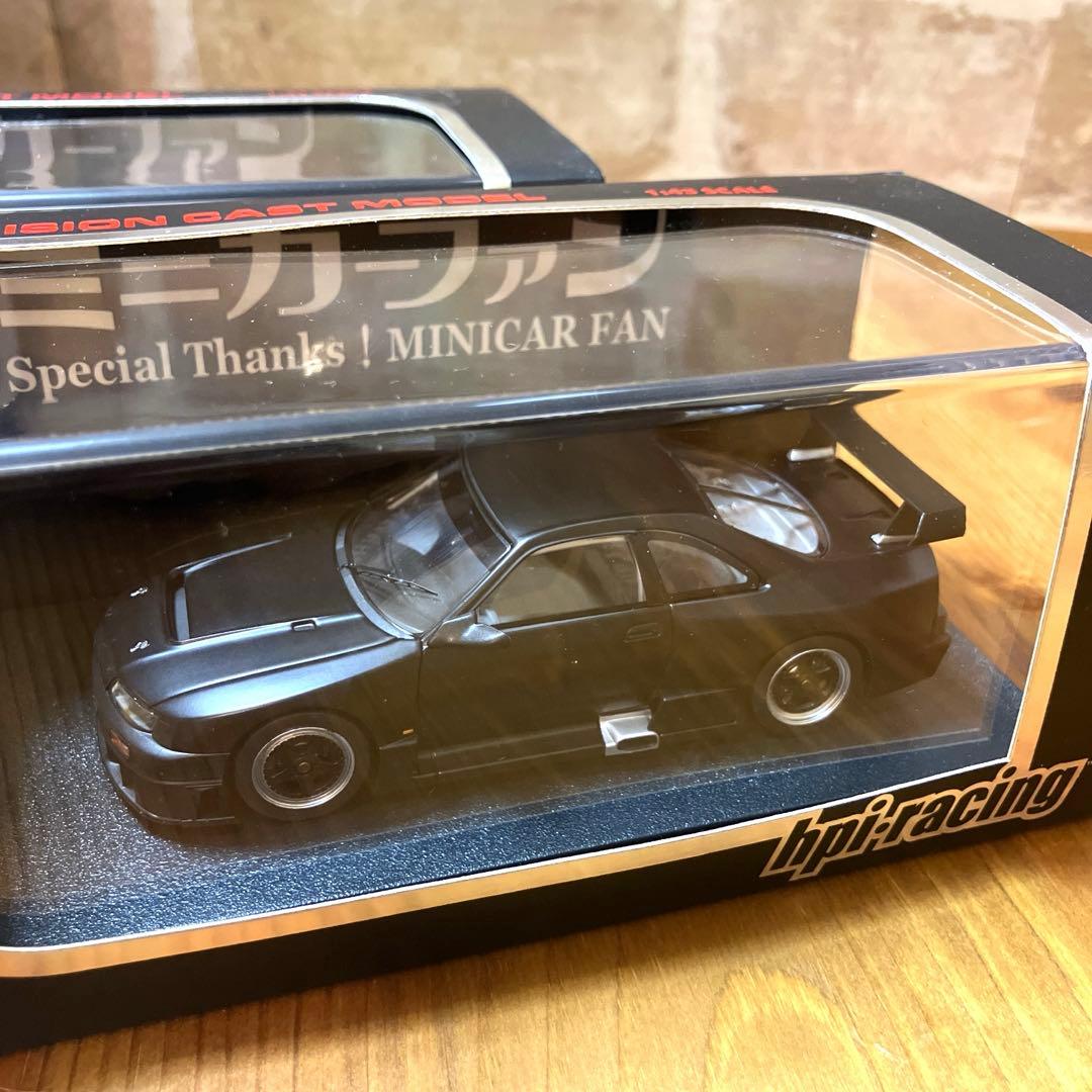 hpi 1/43 NISMO GT-R LM シルバー ブラック　2個セット