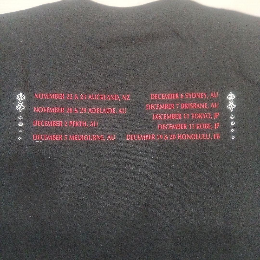 TOOL TOUR IN JAPAN 2025 会場限定Tシャツ ブラック　L