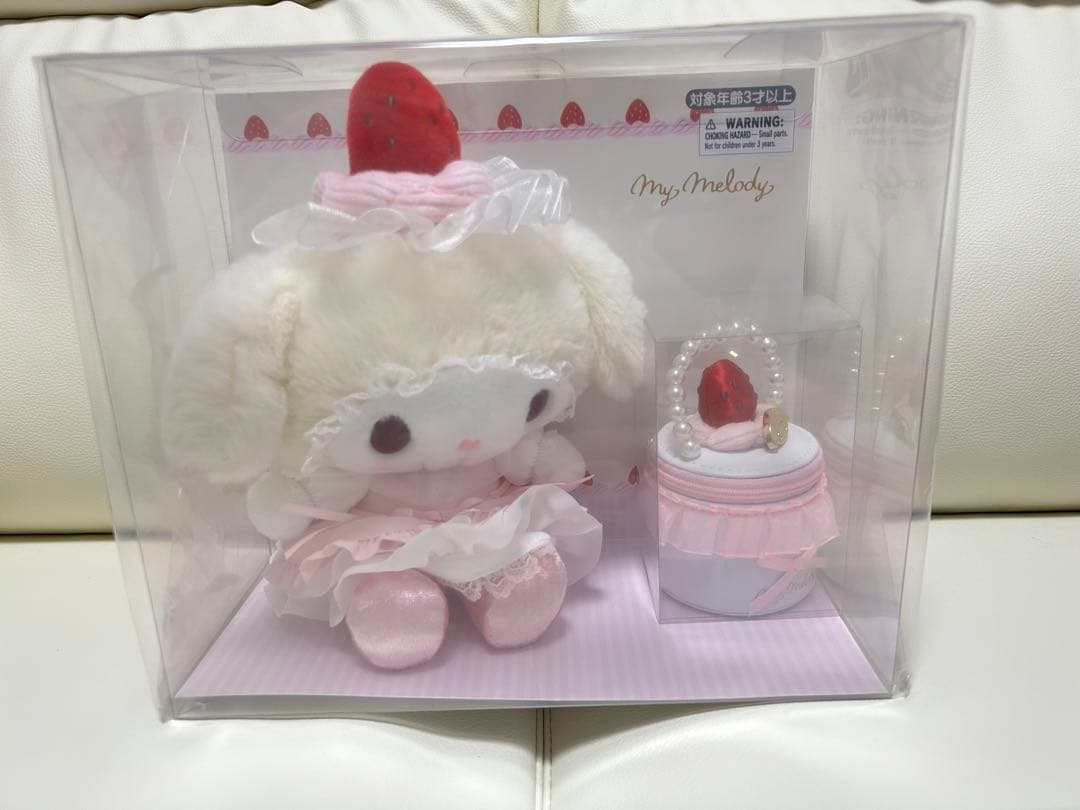 サンリオ いちごホイップケーキ マスコット マイメロ　ぬいぐるみ