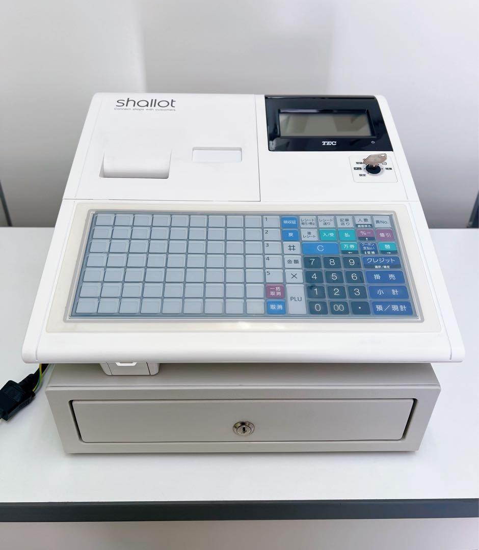 TEC 東芝テック Shallot FS-700 レジスター ピュアホワイト