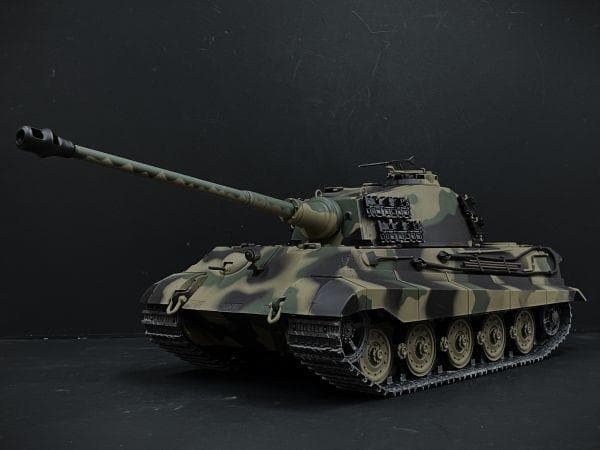 技術基準適合証明済【メタルキャタピラ仕様】 ヘンロン 1/16 キングタイガー